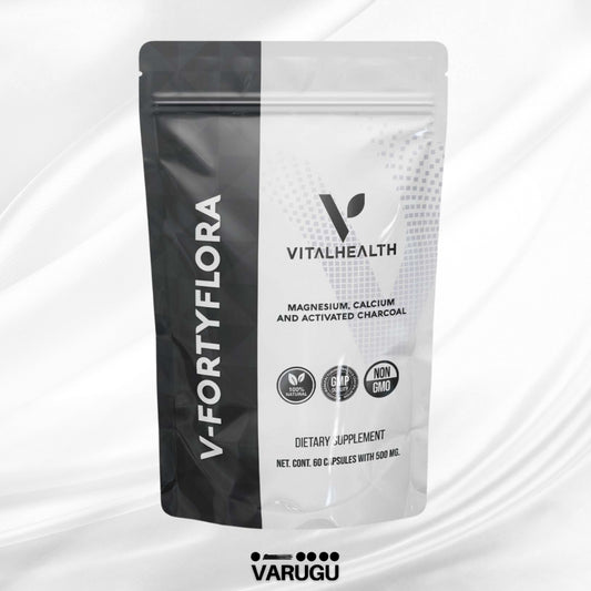 V-FORTYFLORA - Acidez estomacal, agruras, gases, diarrea y reparación de flora intestinal