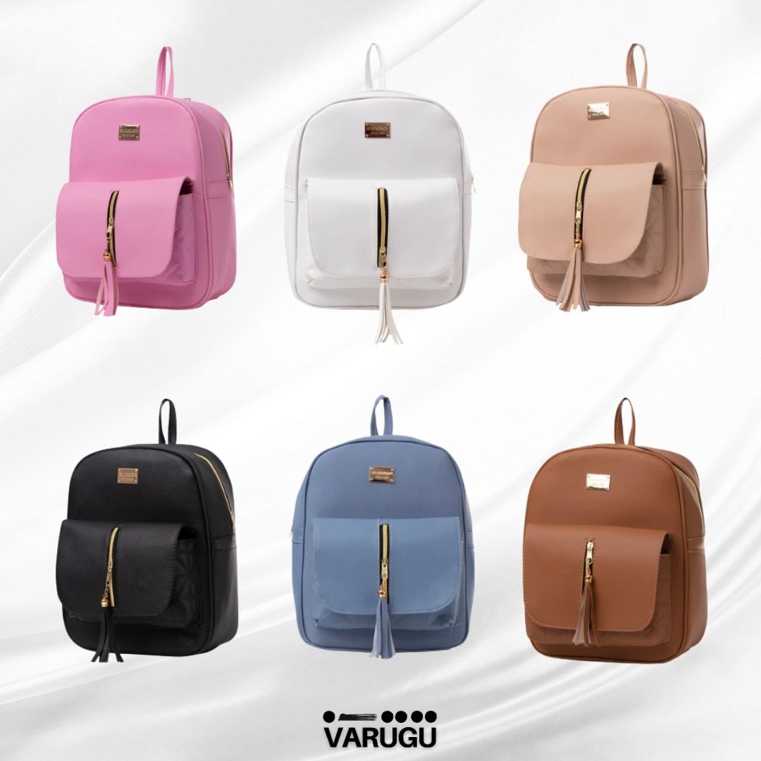 Mochila con cierre - Variedad de colores