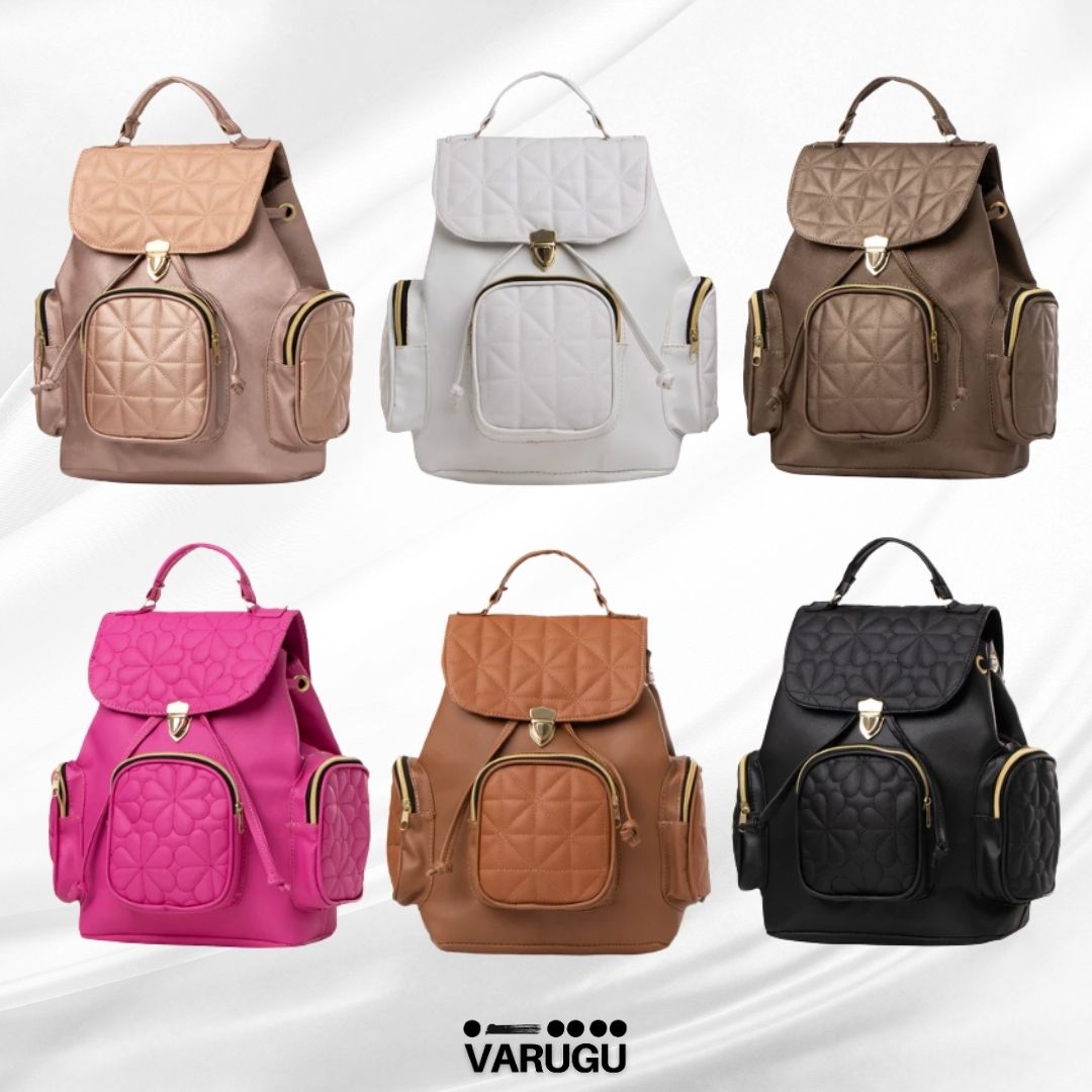 Mochila con bolsitas - Variedad de colores