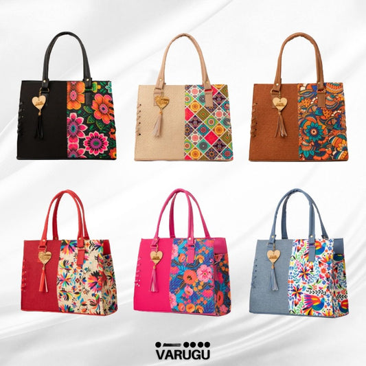 Bolsas con flores amplias - Varios diseños