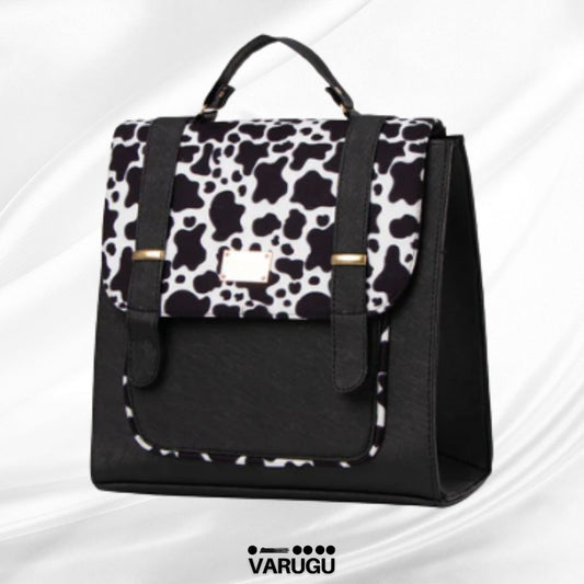 Mochila con solapa y tiras - Multicolor