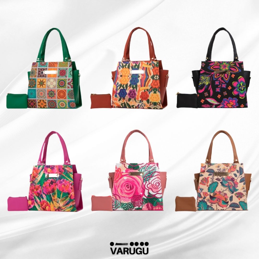 Bolsa grande diversos diseños - Variedad de colores