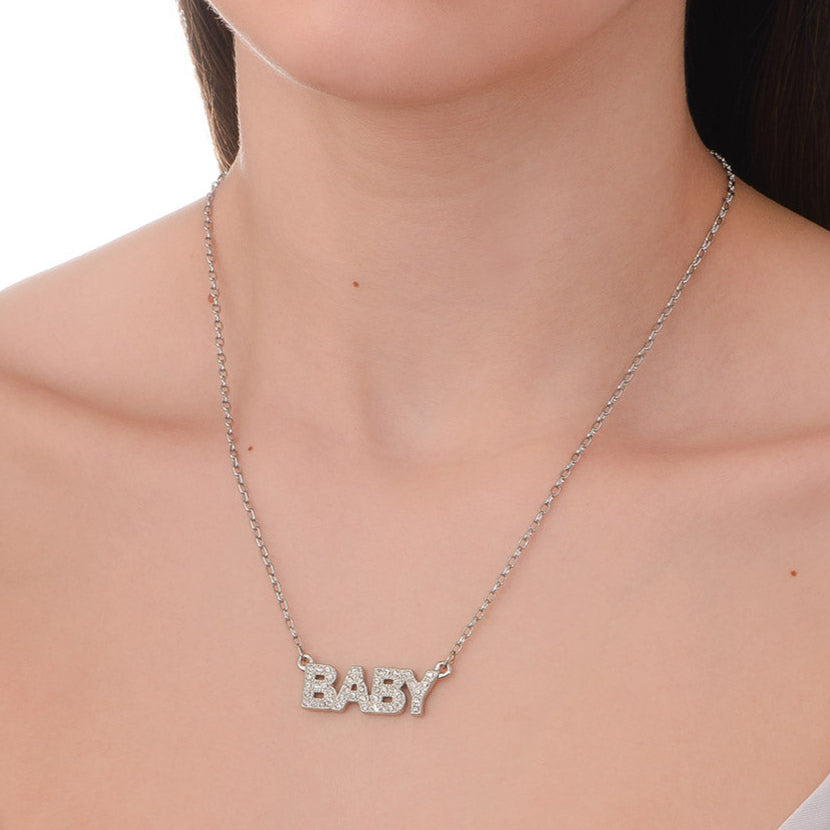 Collar Baby plata - Paris Hilton