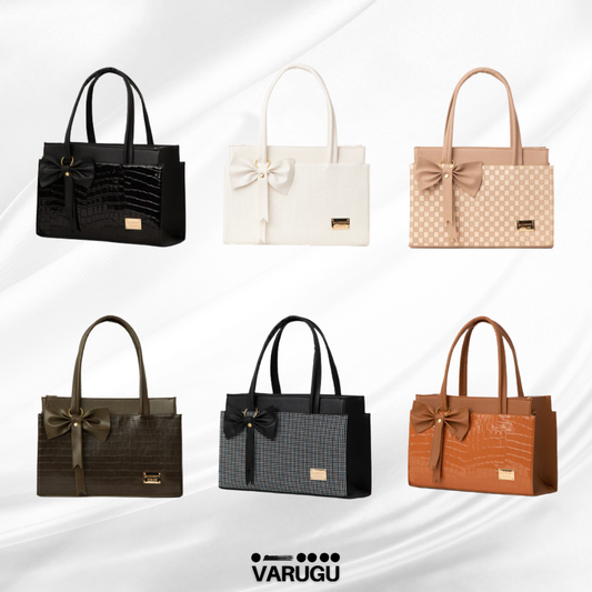 Bolsa rectangular con moño - Varios colores