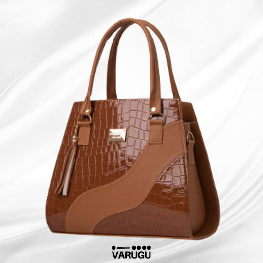 Bolsa café con relieves