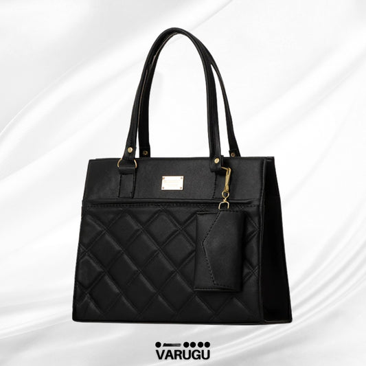 Bolsa color negro con monedero