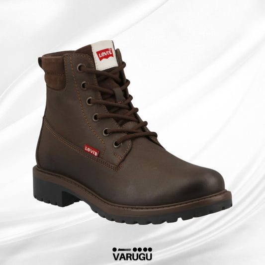 Botines LEVIS color chocolate casuales para mujer