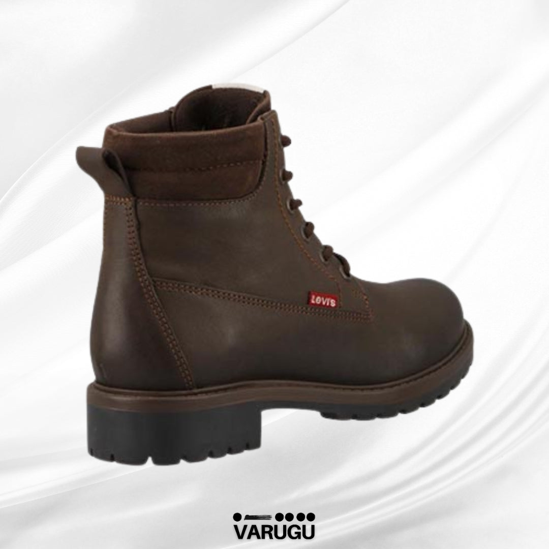 Botines LEVIS color chocolate casuales para mujer