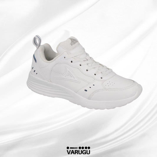 Tenis blancos con suela cómoda mujer