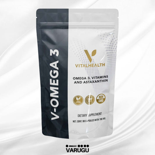 V-OMEGA 3 | Fortalece neuronas y cognición - Colesterol, triglicéridos y azúcar en sangre