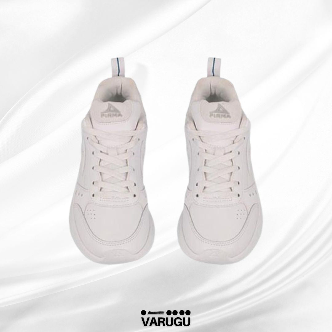 Tenis blancos con suela cómoda mujer