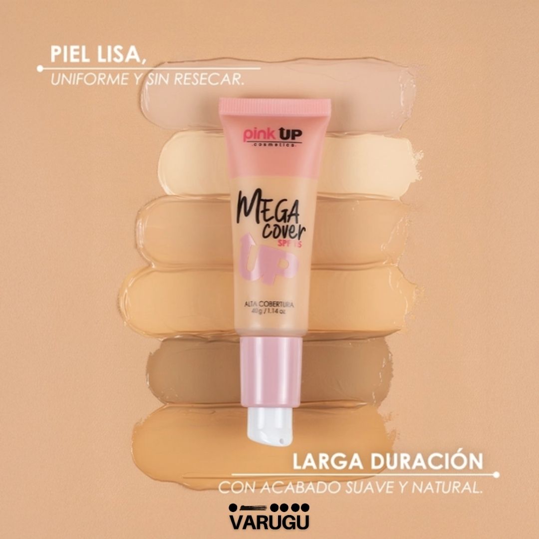 Base de maquillaje Mega Cover - Pink Up