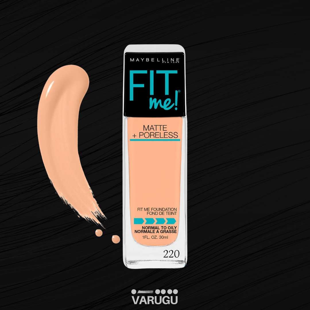 Base líquida Maybelline Fit Me - Mate que controla el brillo por 16 horas
