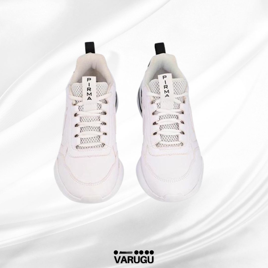 Tenis blancos con negro dama