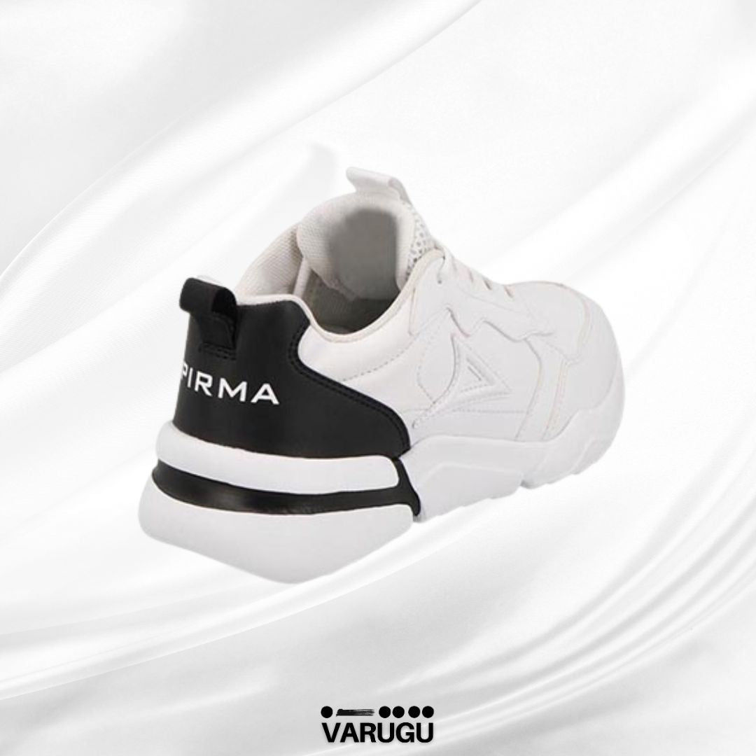 Tenis blancos con negro dama