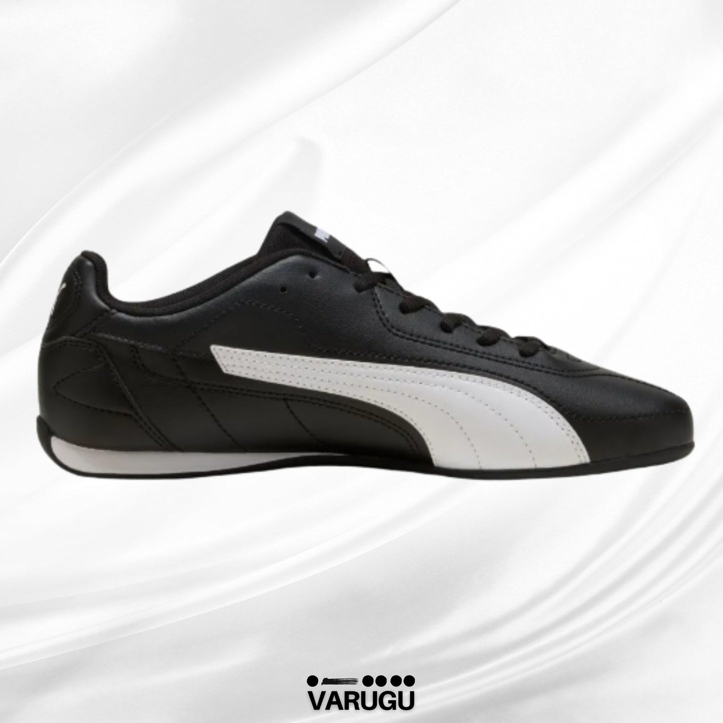 Tenis PUMA negros con blanco hombres
