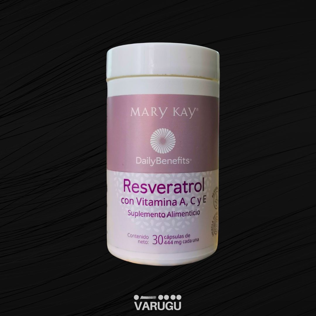 RESVERATROL con Vitamina A, C y E | Antioxidante | Fortalece el sistema inmune | Salud para la piel y desarrollo