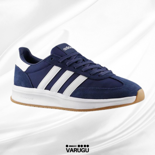 Tenis Adidas azul con franja hombres