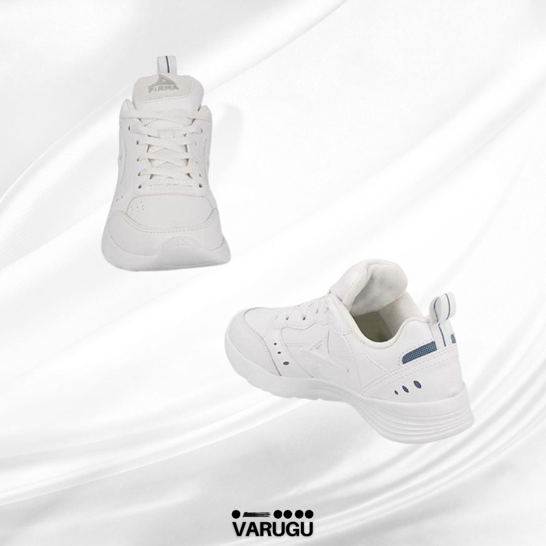 Tenis blancos con suela cómoda mujer