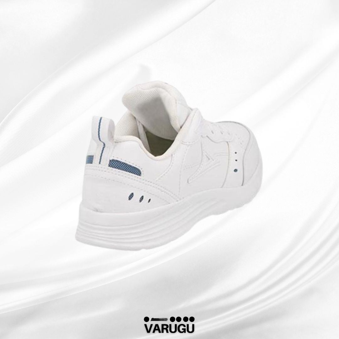 Tenis blancos con suela cómoda mujer