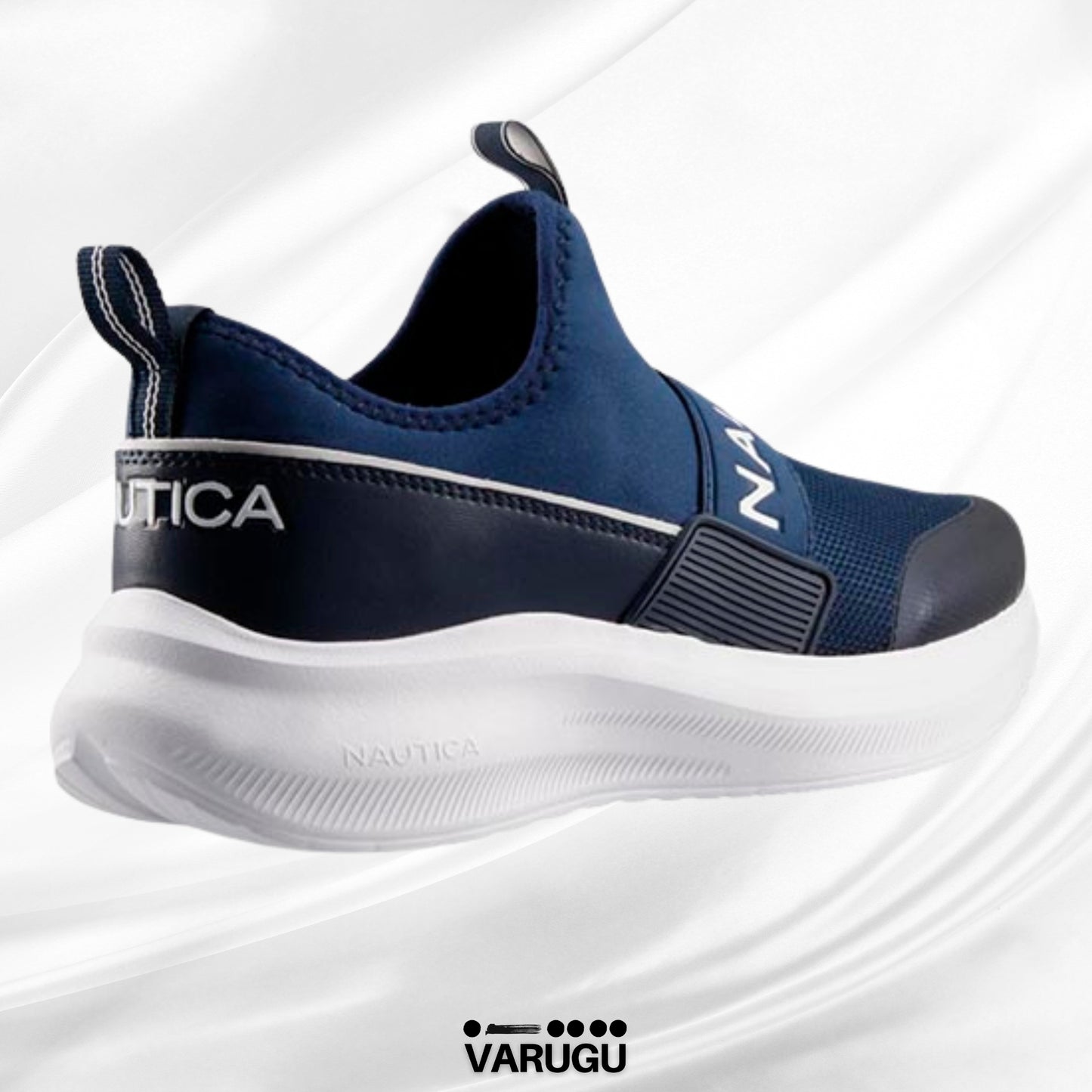 Tenis NAUTICA azules con ajuste elástico hombres
