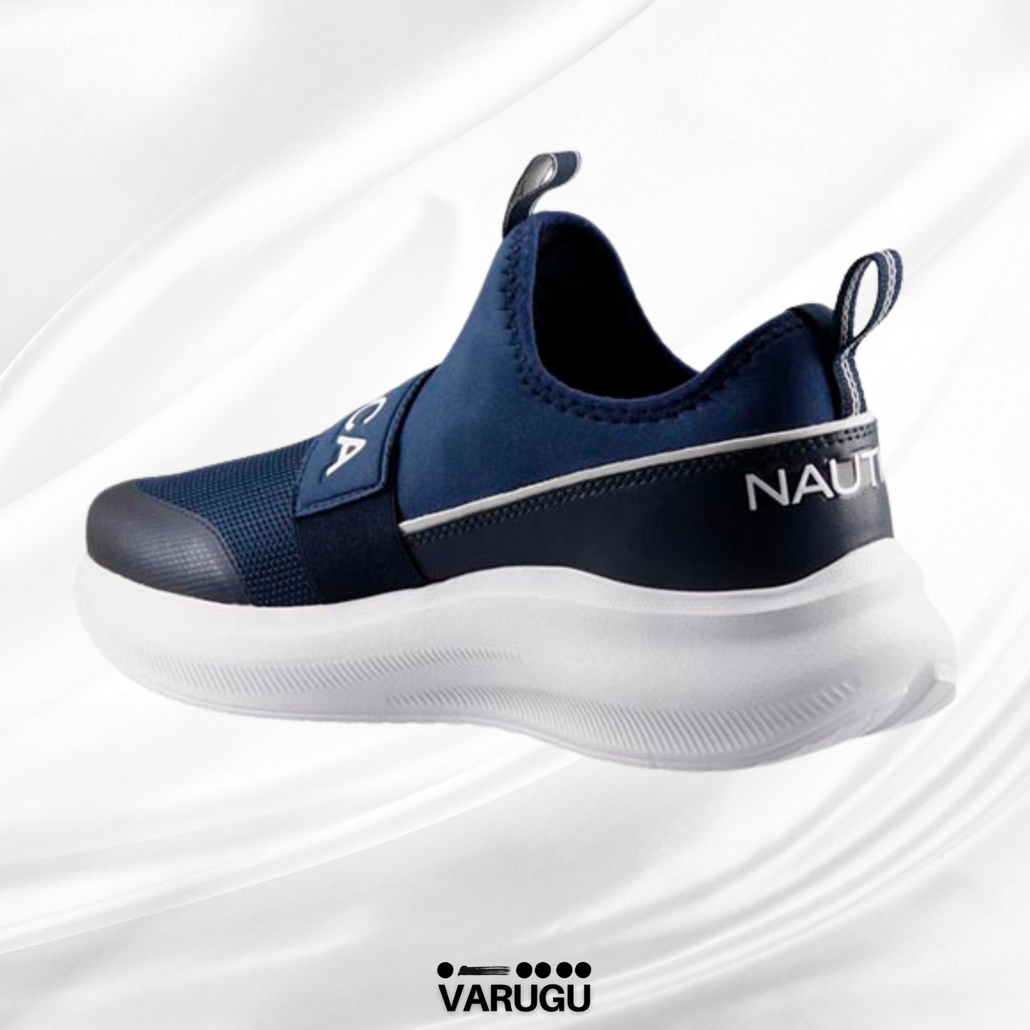 Tenis NAUTICA azules con ajuste elástico hombres