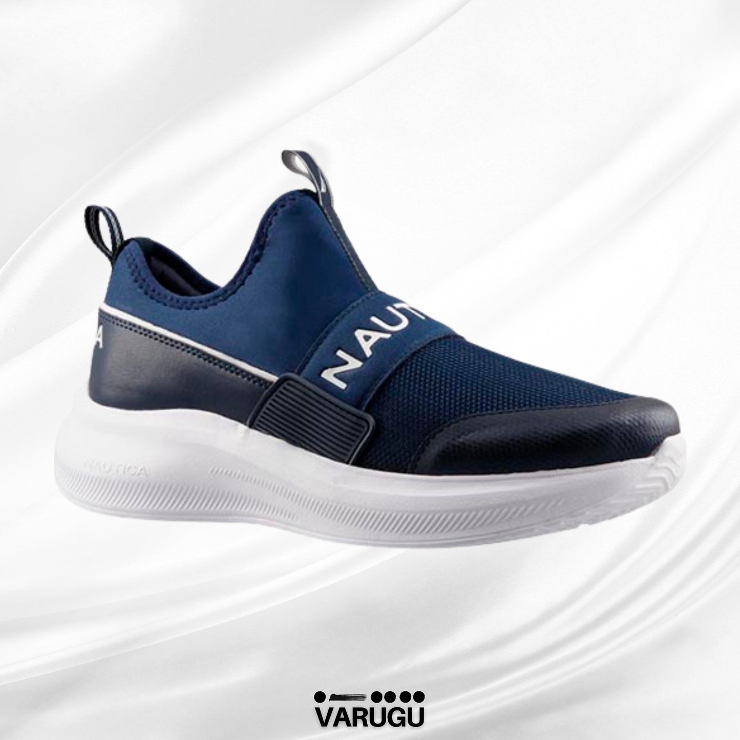 Tenis NAUTICA azules con ajuste elástico hombres