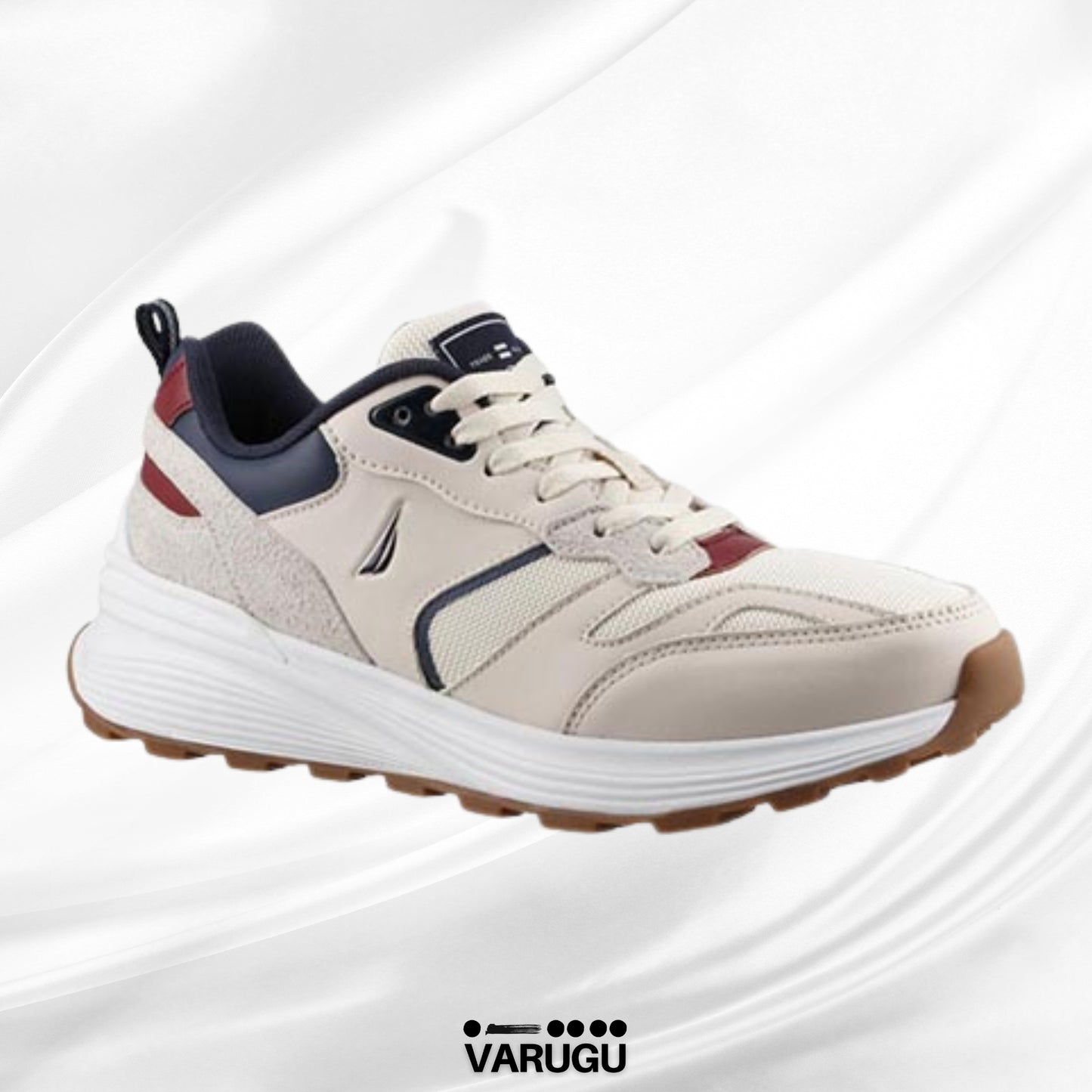 Tenis NAUTICA beige hombres