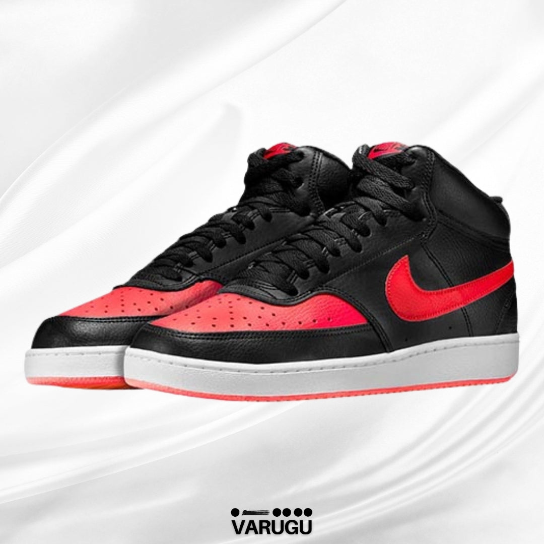 Tenis NIKE negro con rojo hombres
