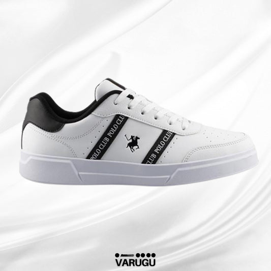 Tenis Polo Club blancos con negro hombres