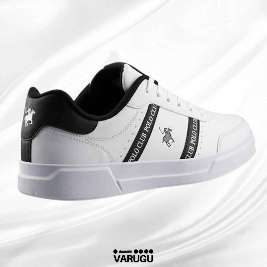 Tenis Polo Club blancos con negro hombres