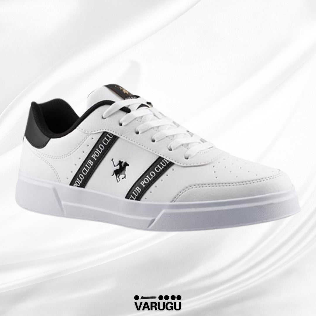 Tenis Polo Club blancos con negro hombres