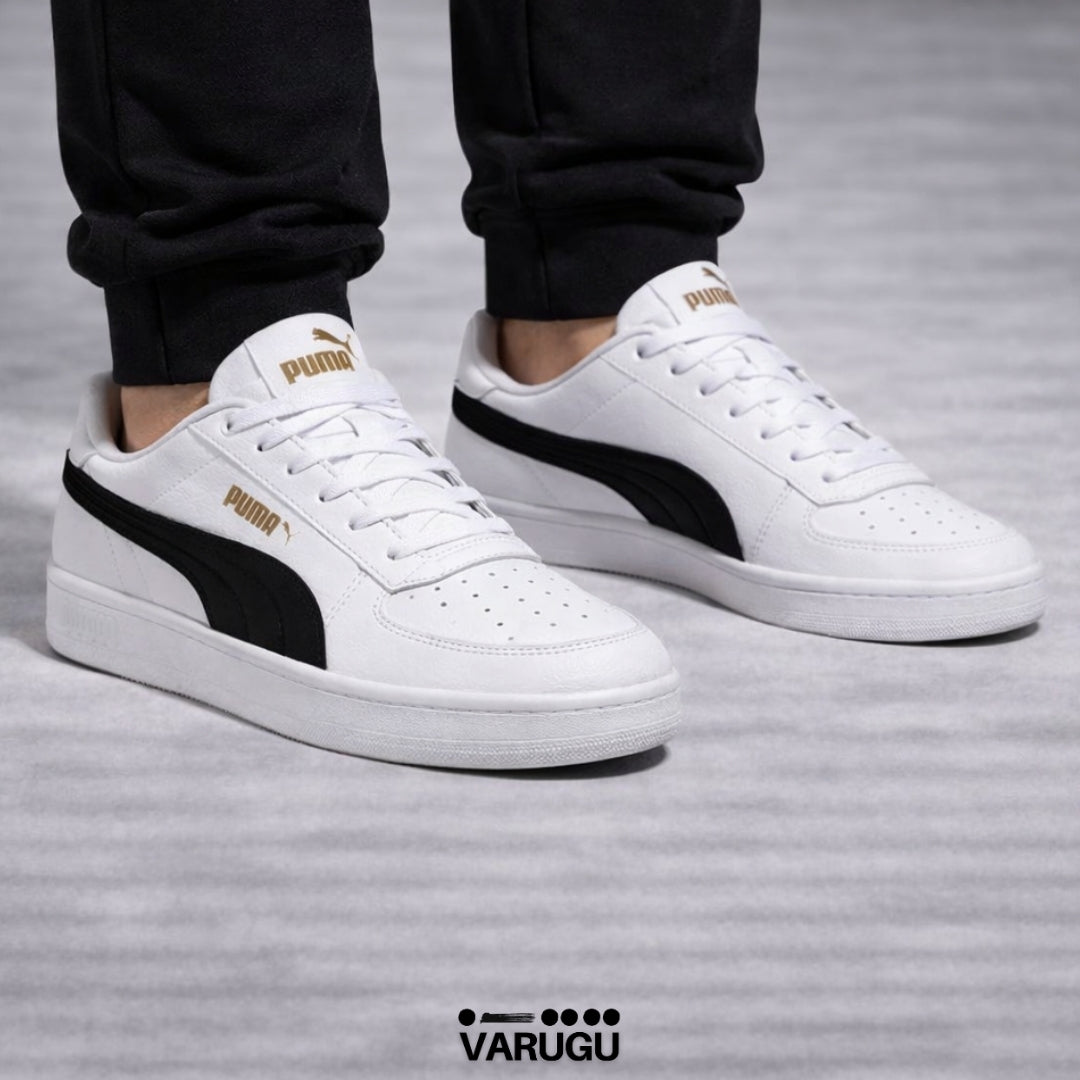 Tenis PUMA blancos suela alta hombres