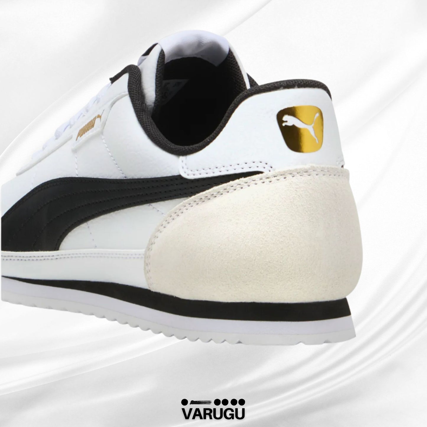 Tenis PUMA blancos con franja hombres