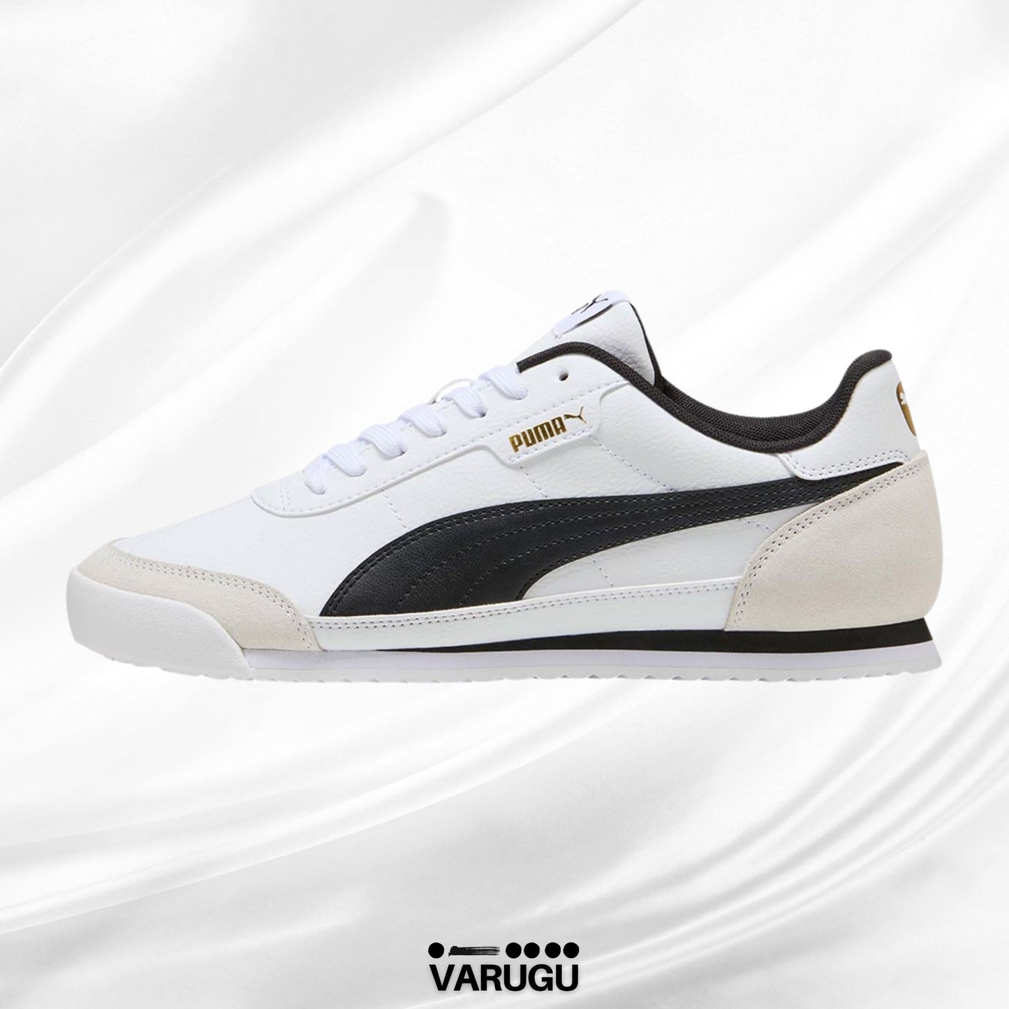 Tenis PUMA blancos con franja hombres