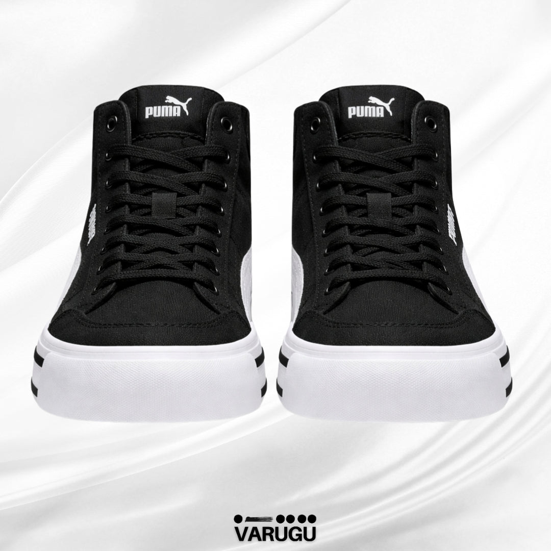 Tenis PUMA tipo botín negros hombres