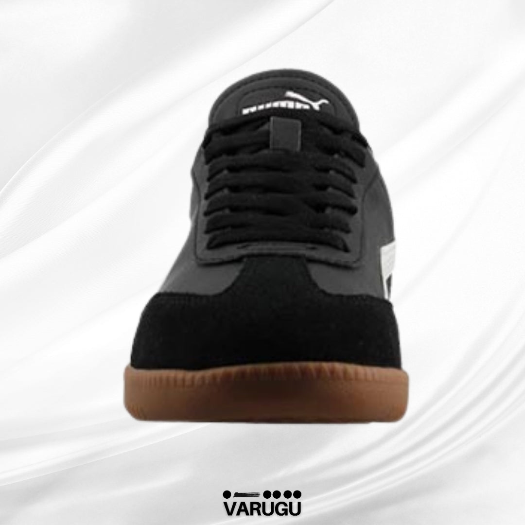 Tenis PUMA negros suela café hombres
