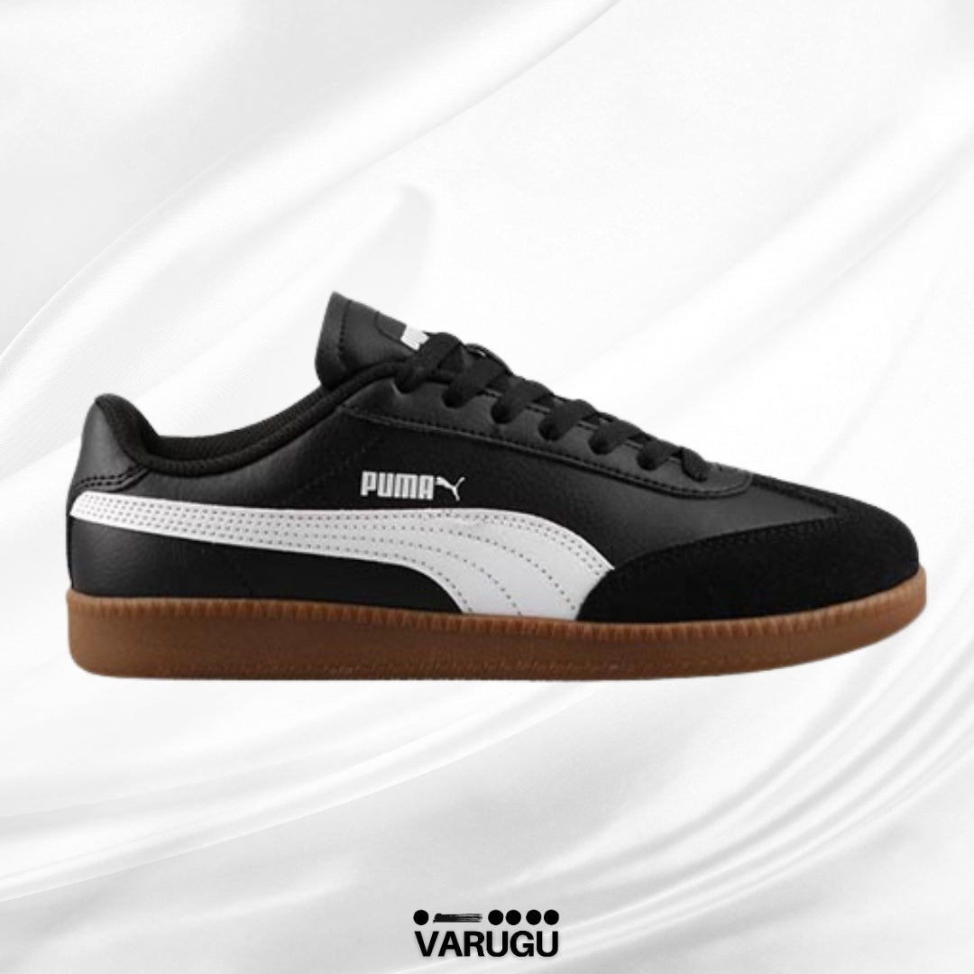 Tenis PUMA negros suela café hombres