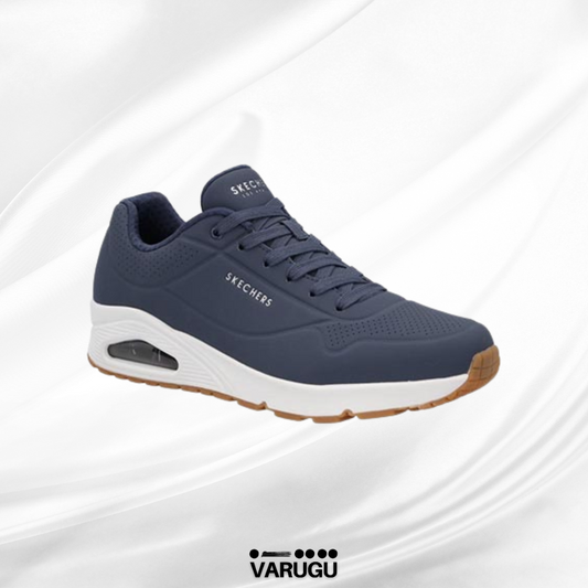 Tenis skechers azul bonitos hombre