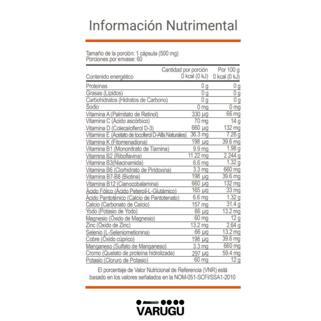 VITAX - Multivitamínico para sistema inmune, contribuye en TDAH y tiroides