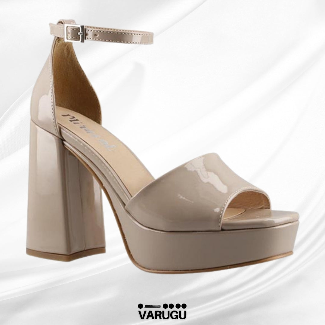 Zapatillas beige clay altas