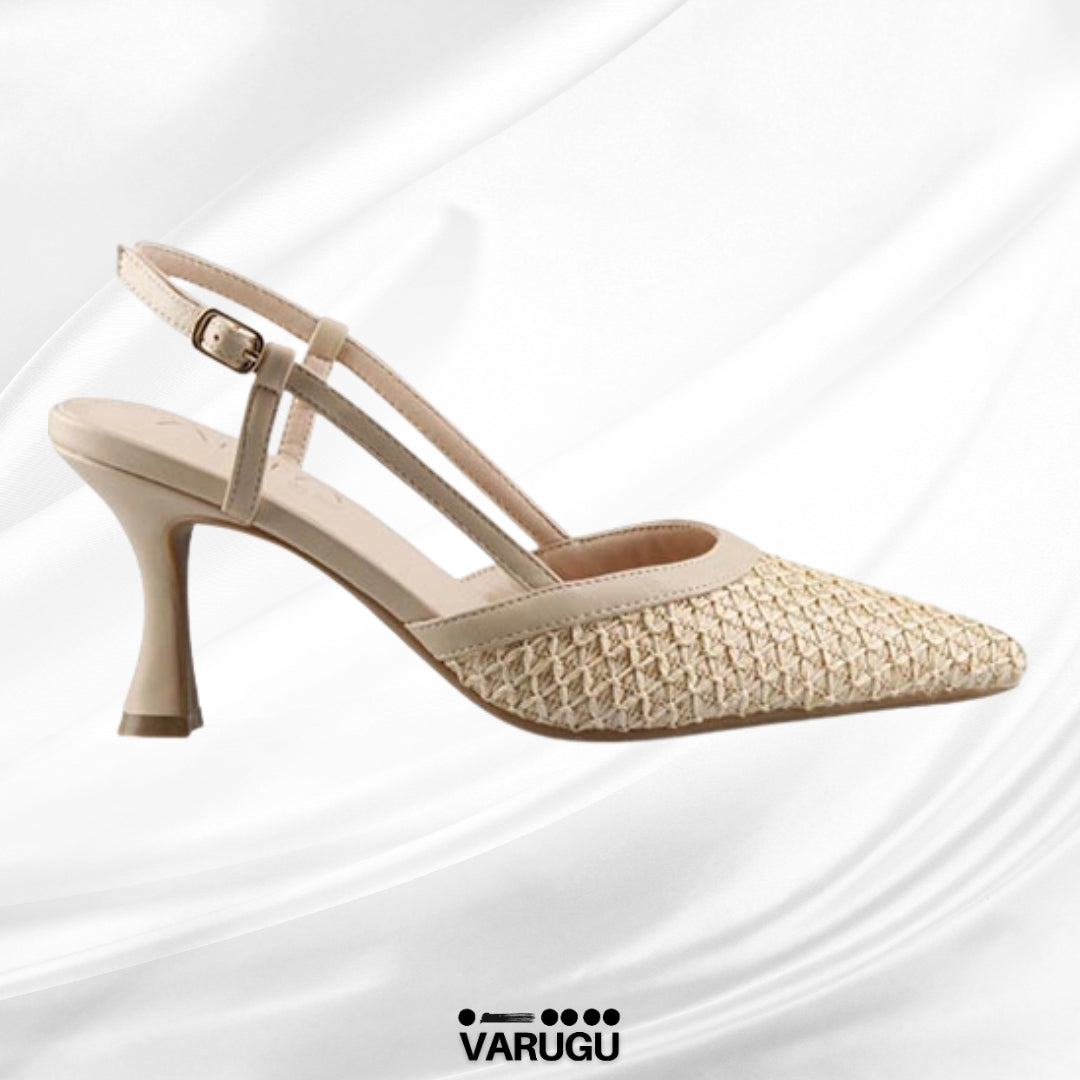 Zapatillas beige de punta finos