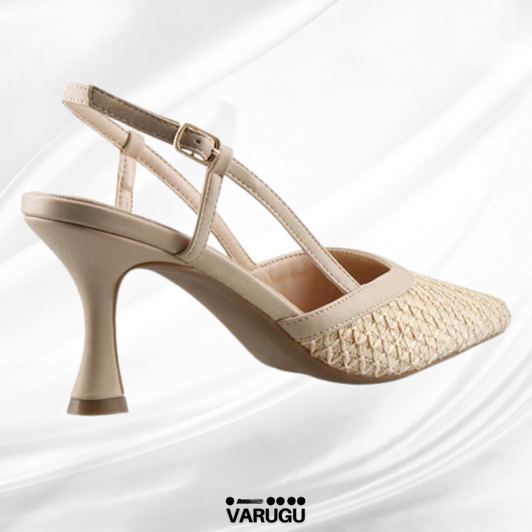 Zapatillas beige de punta finos