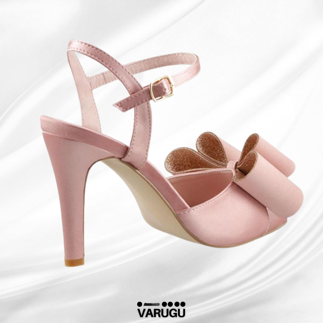 Zapatillas rosa tono claro