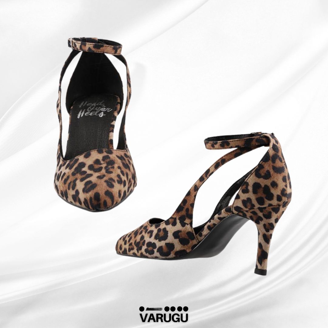 Zapatillas de punta estilo animal print