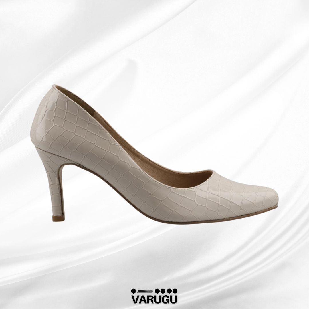 Zapatillas con punta tono latte