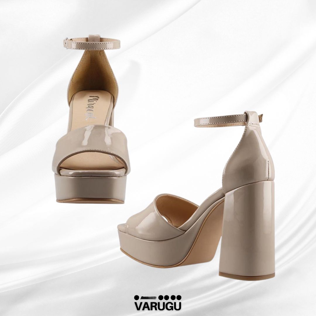 Zapatillas beige con pulsera