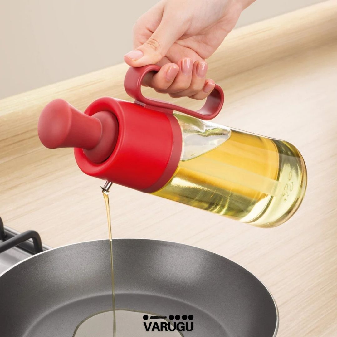 Aceitera de vidrio 2 en 1