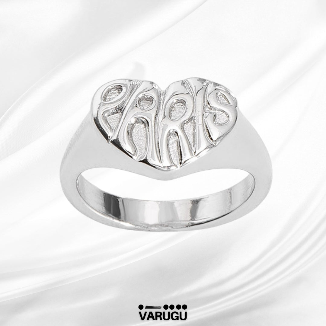 Anillo plata love - Paris Hilton