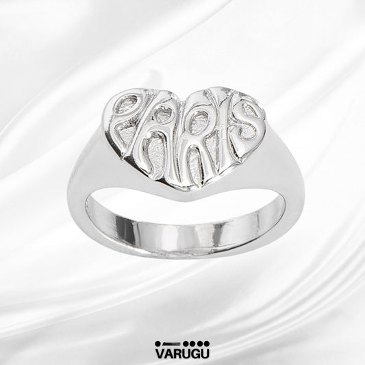 Anillo plata love - Paris Hilton